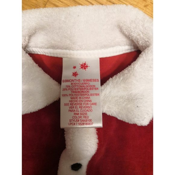 Baby Santa Suit size 6-9 months one piece - Picture 4 of 4